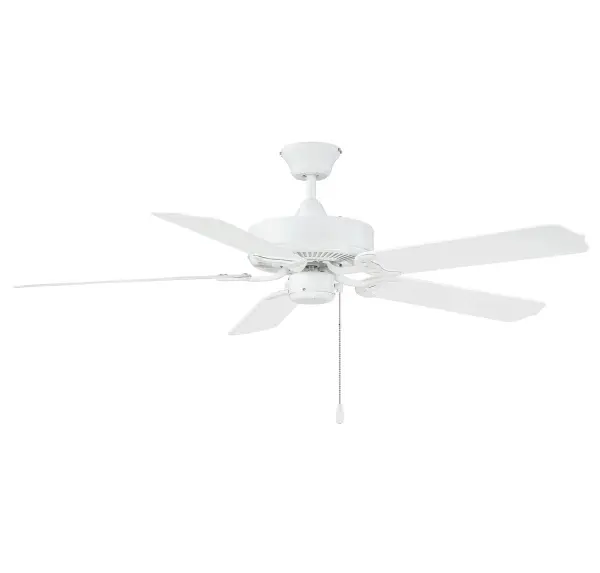 52" Outdoor Ceiling Fan in White - alternate view