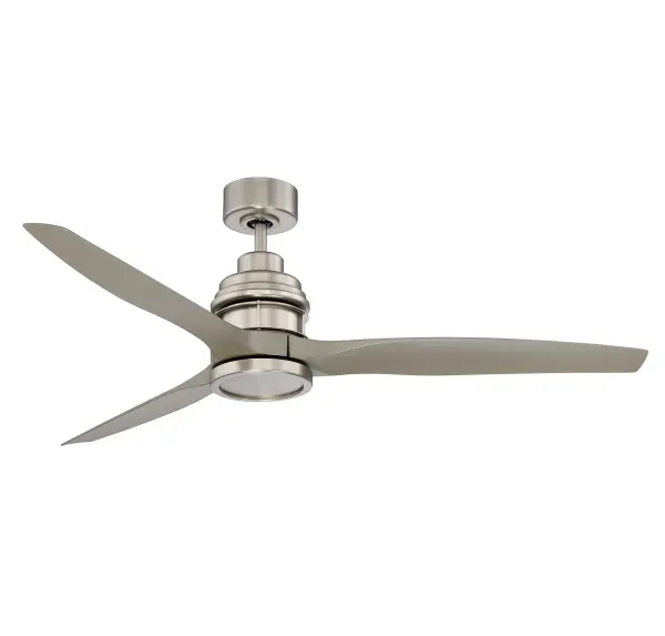 60" LED Ceiling Fan in Brushed Nickel - alternate view