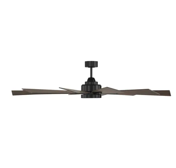 60" LED Ceiling Fan in Matte Black - Image 4