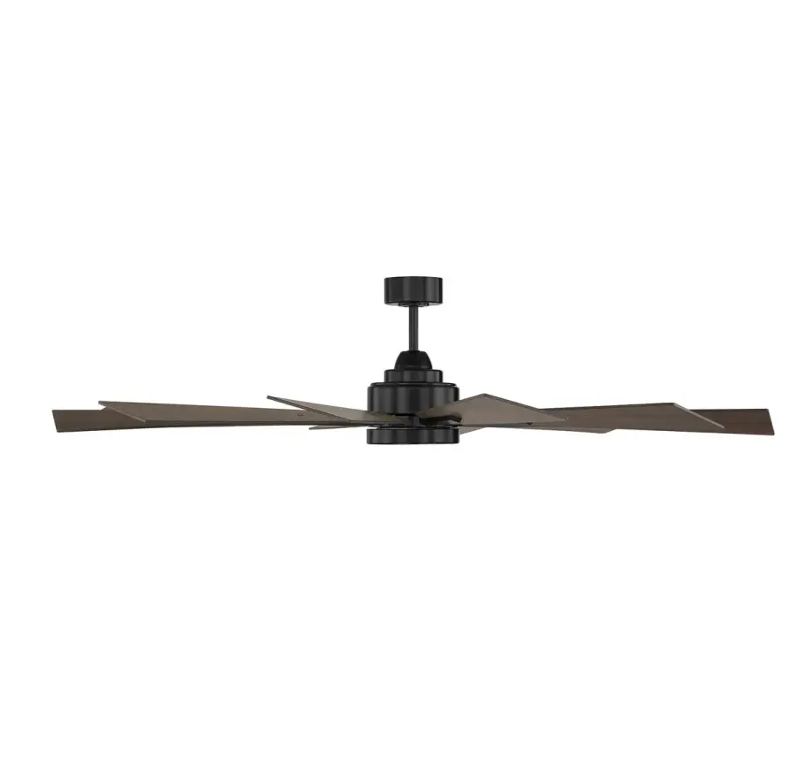 60" LED Ceiling Fan in Matte Black - Image 4