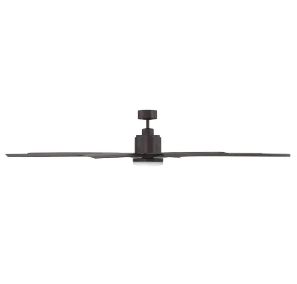 72" LED Outdoor Ceiling Fan in Oil Rubbed Bronze - alternate view