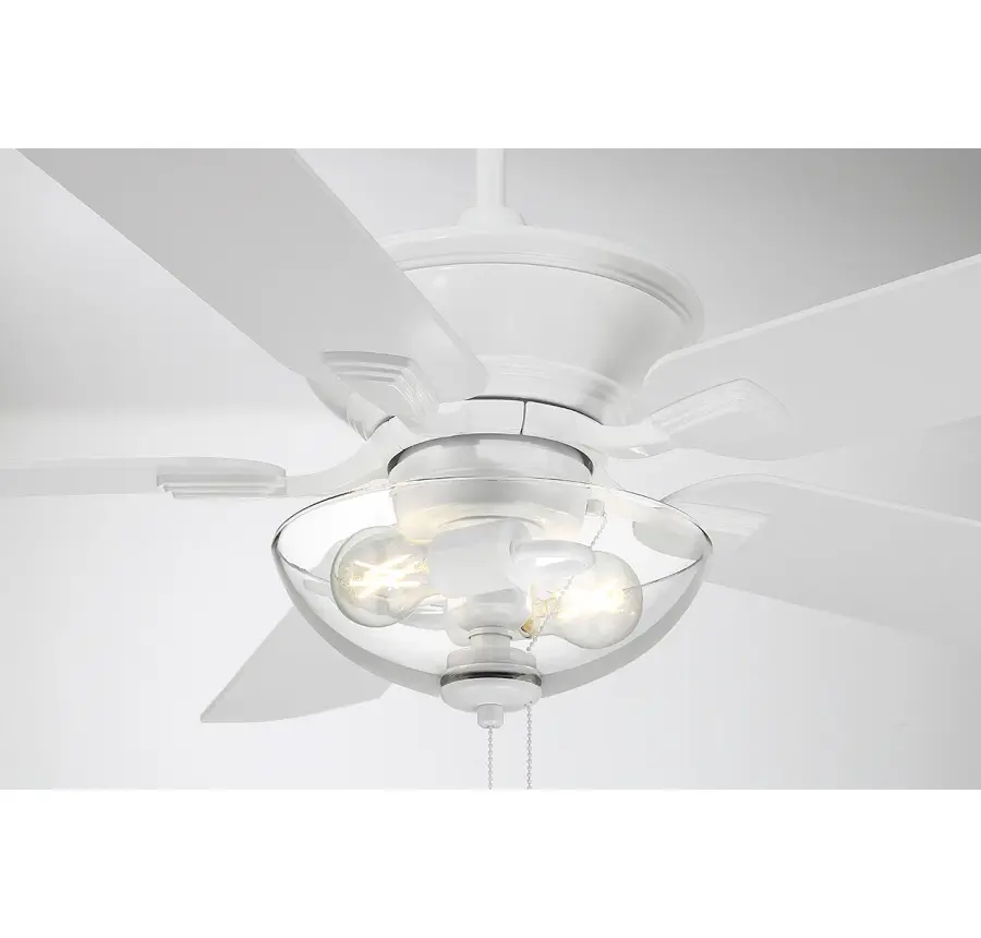 52" 2-Light Outdoor Ceiling Fan in White - Image 10