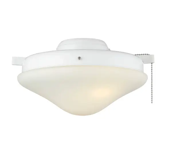 2-Light Fan Light Kit in White - Image 3