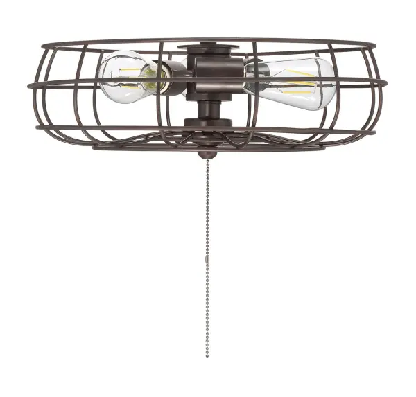 3-Light Fan Light Kit in Oil Rubbed Bronze - alternate view