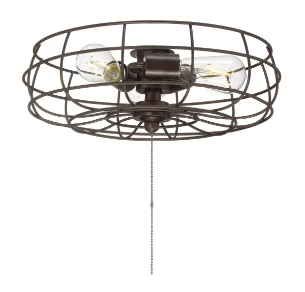 3-Light Fan Light Kit in Oil Rubbed Bronze - Image 3