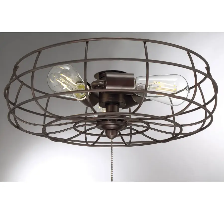 3-Light Fan Light Kit in Oil Rubbed Bronze - Image 5