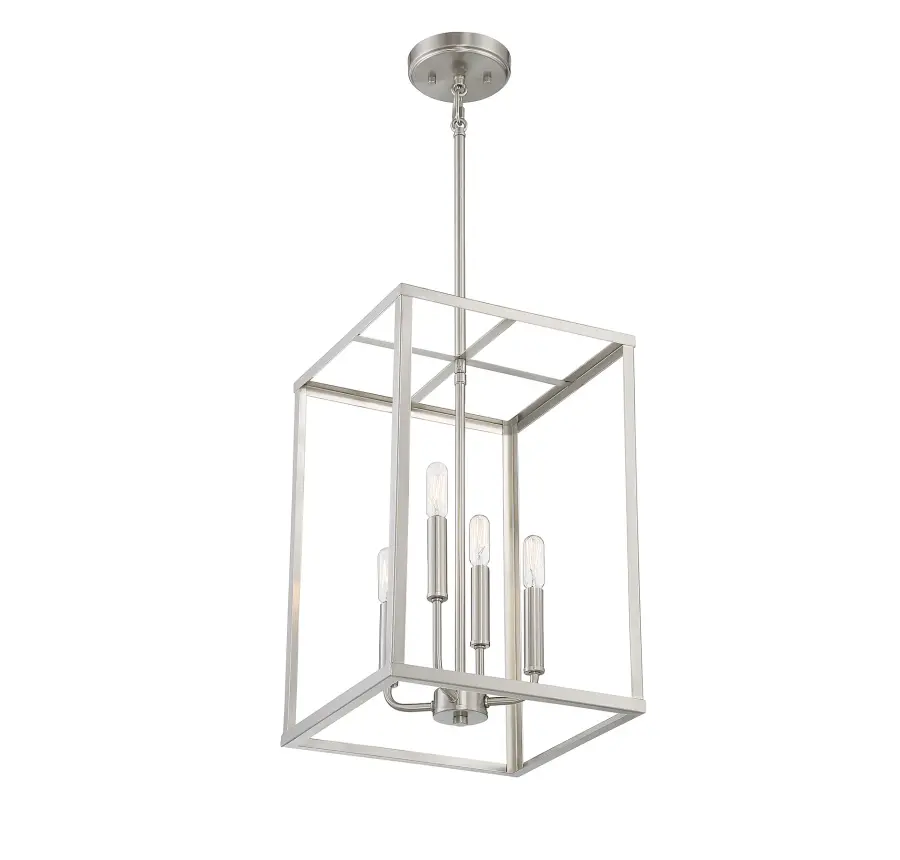 4-Light Pendant in Brushed Nickel - Image 4