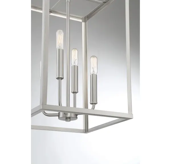 4-Light Pendant in Brushed Nickel - Image 6