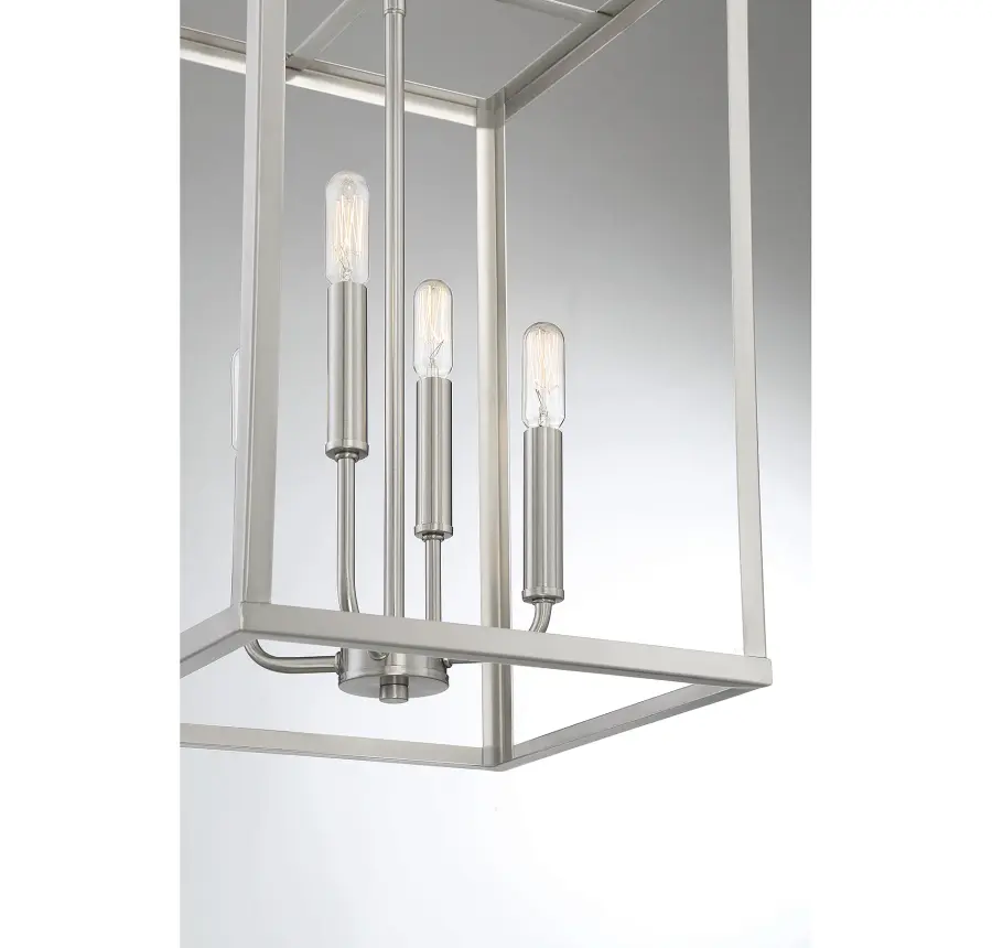 4-Light Pendant in Brushed Nickel - Image 6