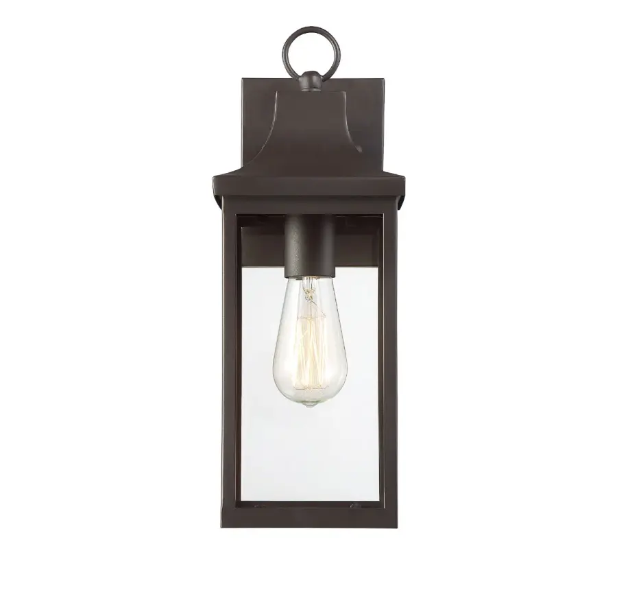 1-Light Outdoor Wall Lantern in Oil Rubbed Bronze - Image 5