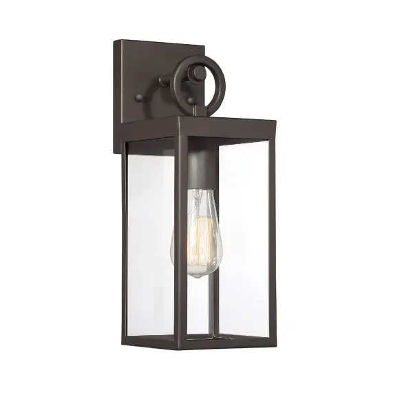 1-Light Outdoor Wall Lantern in Oil Rubbed Bronze - alternate view