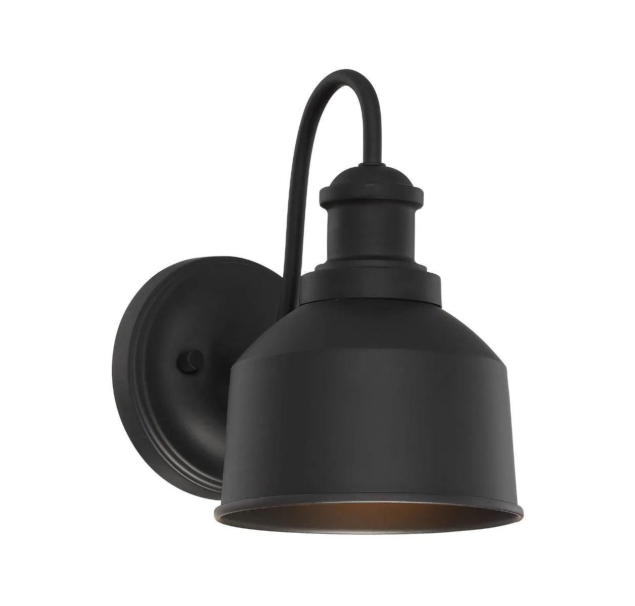 Moutd One Light Outdoor Wall Sconce in Matte Black