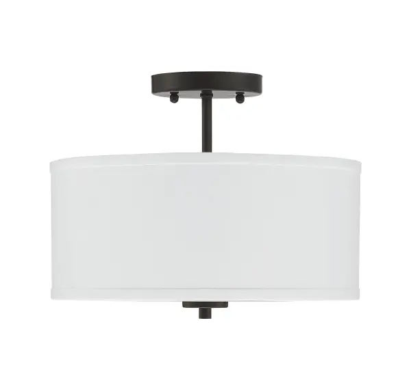 2-Light Ceiling Light in Matte Black - Image 5