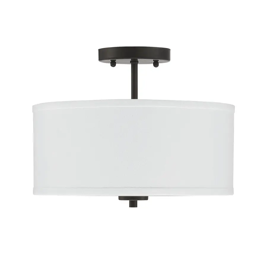 2-Light Ceiling Light in Matte Black - Image 5