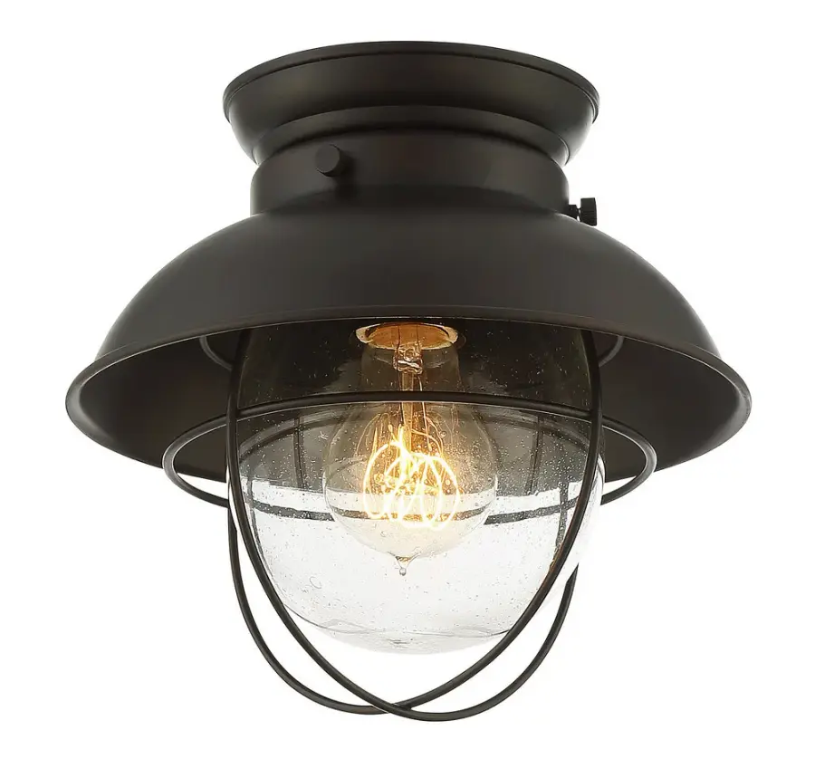 1-Light Ceiling Light in Oil Rubbed Bronze - Image 3