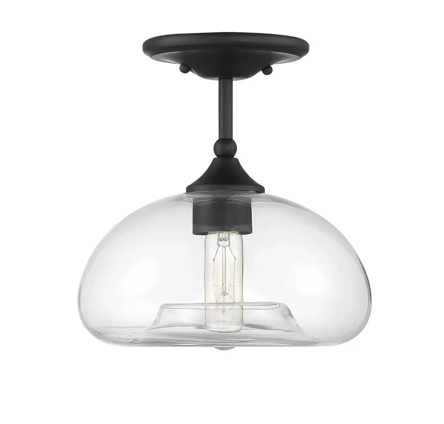 1-Light Ceiling Light in Matte Black - Image 5