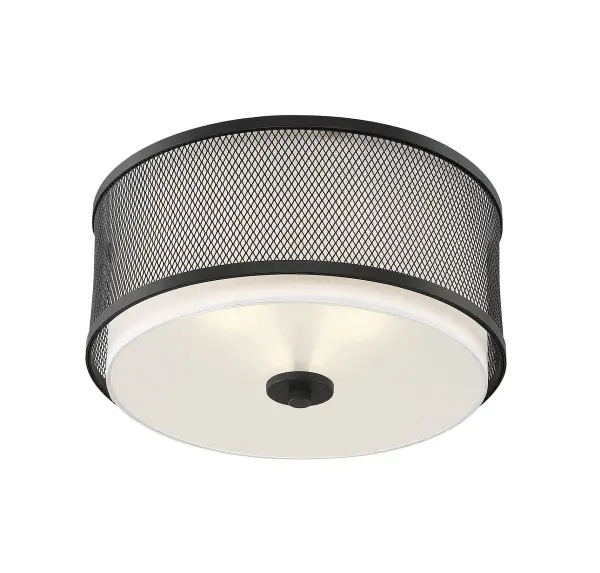 3-Light Ceiling Light in Matte Black - Image 3