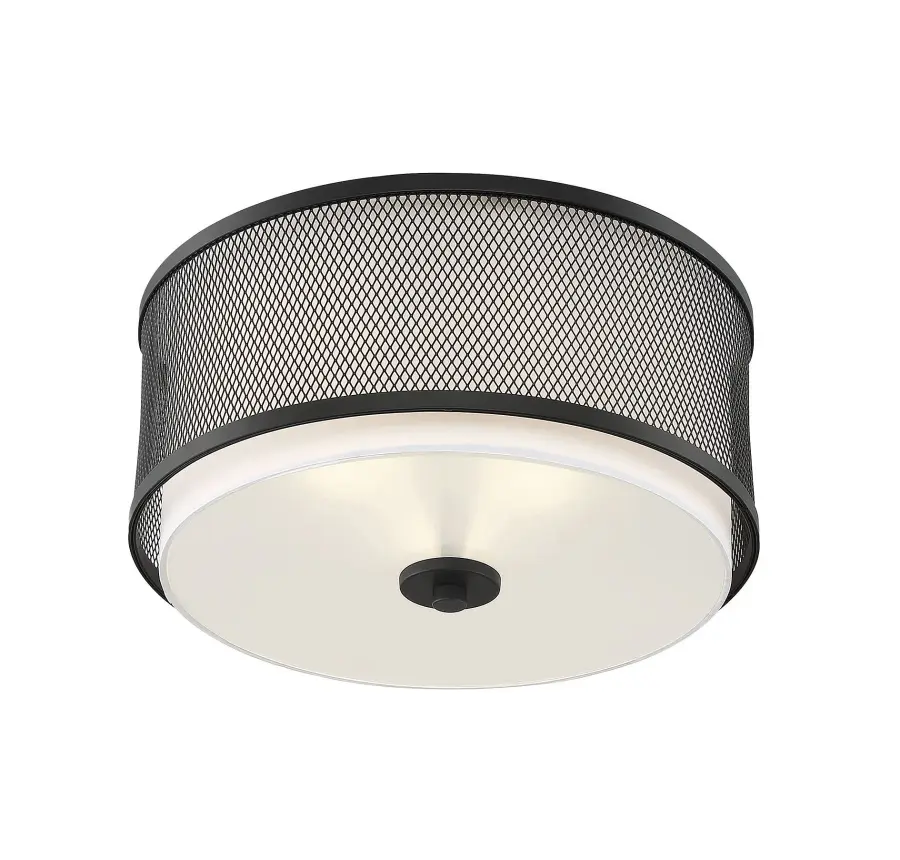 3-Light Ceiling Light in Matte Black - Image 3