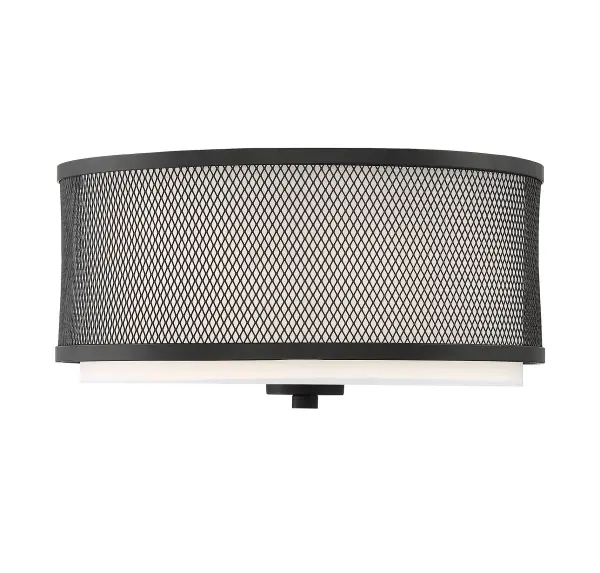 3-Light Ceiling Light in Matte Black - Image 4