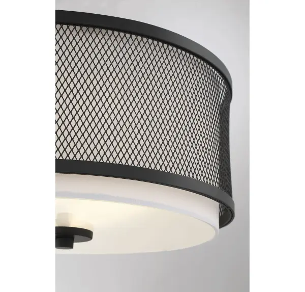3-Light Ceiling Light in Matte Black - Image 6