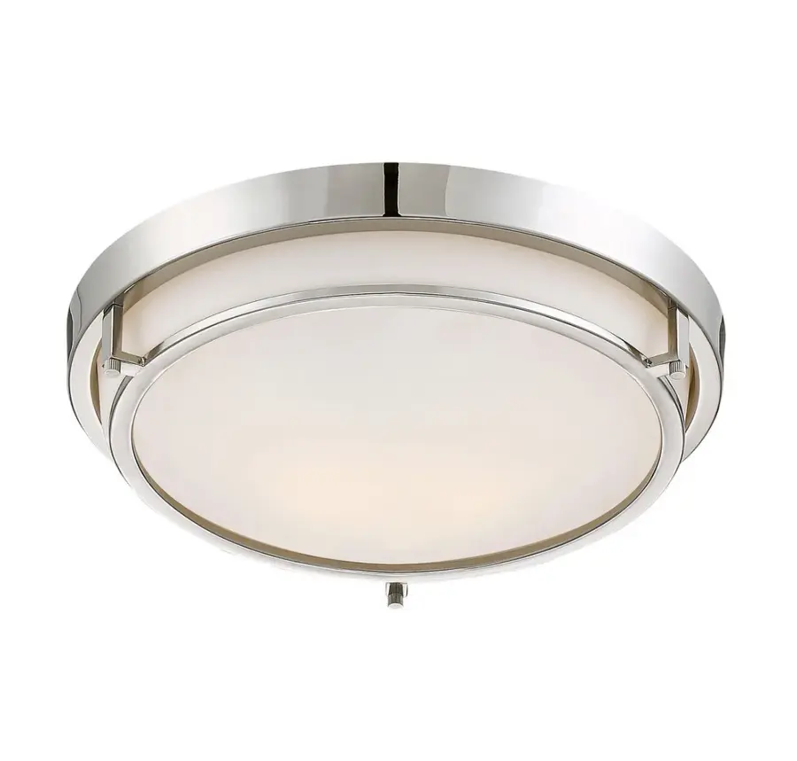 2-Light Ceiling Light in Polished Nickel - Image 3