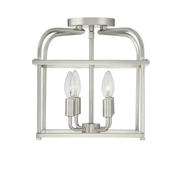 4-Light Ceiling Light in Brushed Nickel - Image 5
