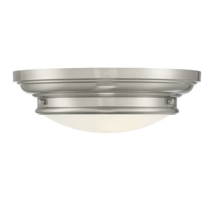 2-Light Ceiling Light in Brushed Nickel - Image 1