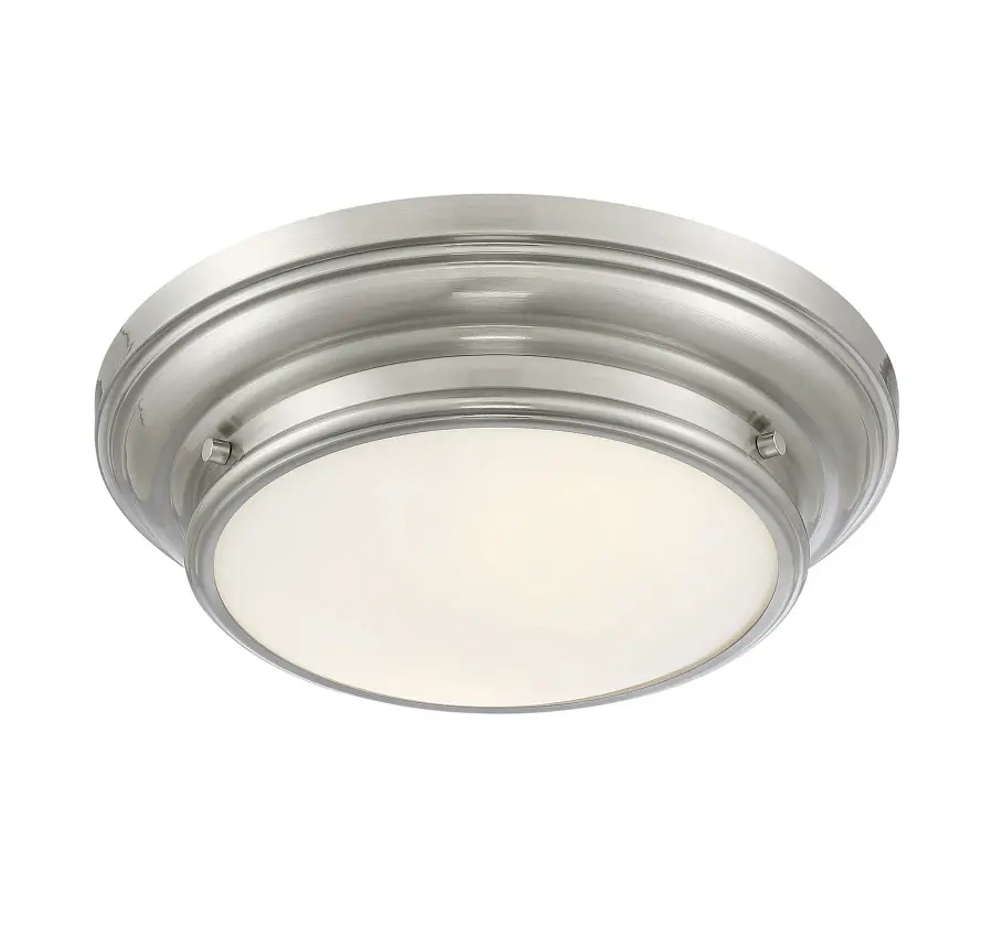 2-Light Ceiling Light in Brushed Nickel - Image 4