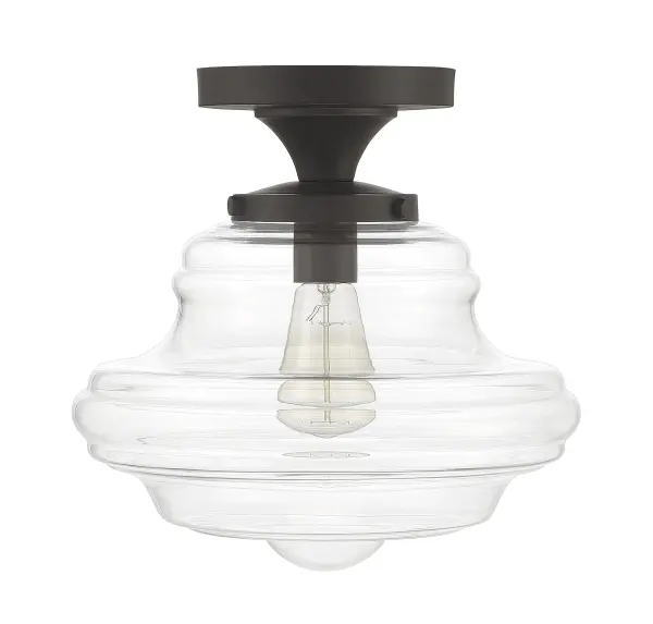 1-Light Ceiling Light in Oil Rubbed Bronze - alternate view
