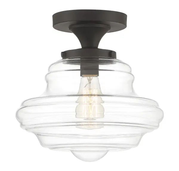 1-Light Ceiling Light in Oil Rubbed Bronze - Image 3