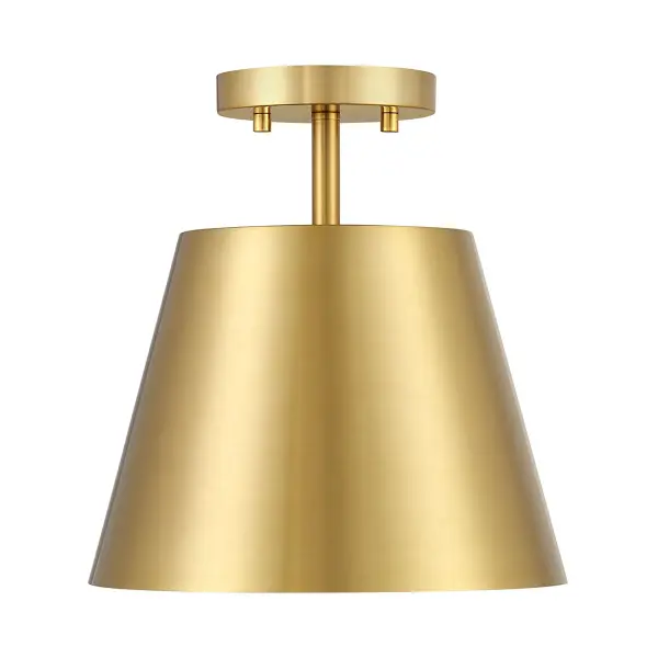 1-Light Ceiling Light in Natural Brass - Image 3