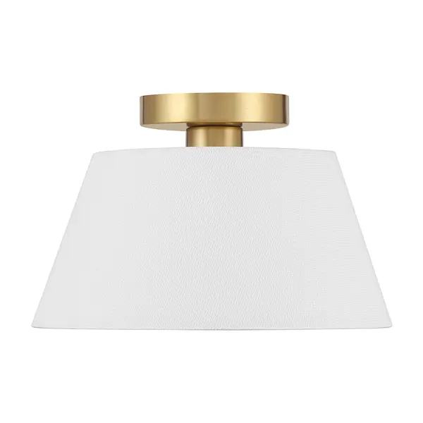 1-Light Ceiling Light in Natural Brass - alternate view