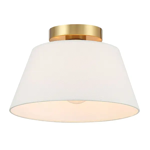 1-Light Ceiling Light in Natural Brass - Image 3