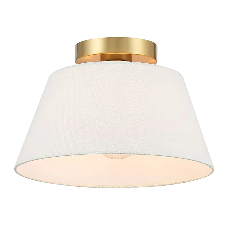 1-Light Ceiling Light in Natural Brass - Image 3
