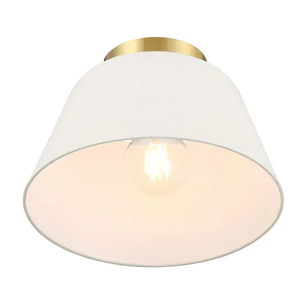 1-Light Ceiling Light in Natural Brass - Image 4