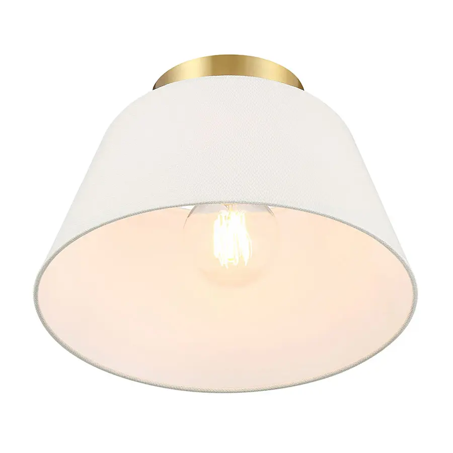 1-Light Ceiling Light in Natural Brass - Image 4