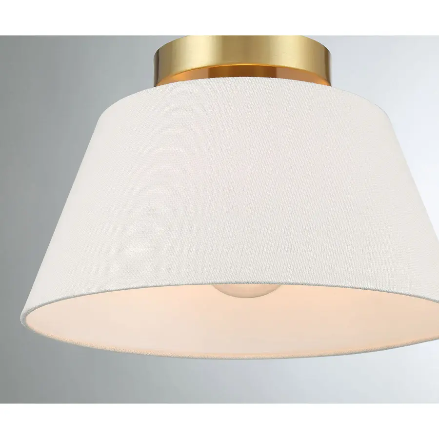 1-Light Ceiling Light in Natural Brass - Image 5