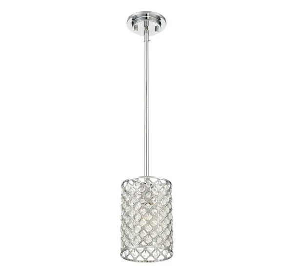1-Light Mini Pendant in Chrome - Image 2
