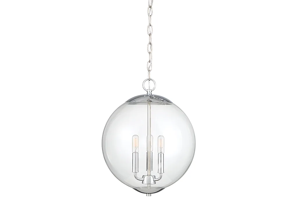 Mpend Three Light Pendant in Chrome