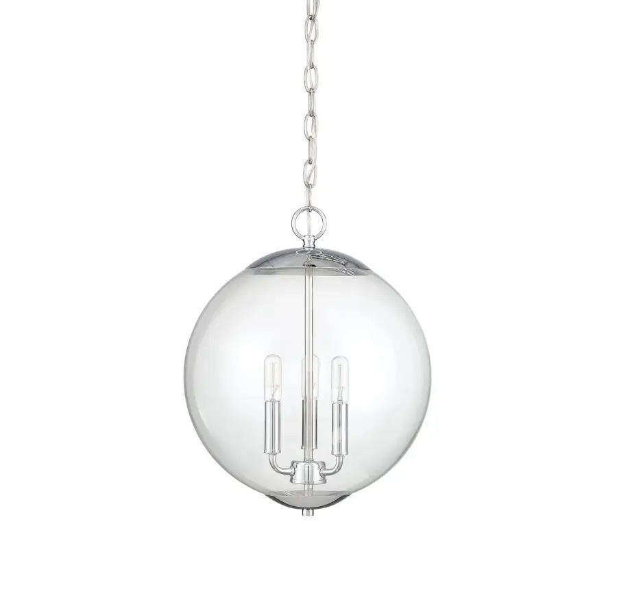 3-Light Pendant in Chrome - Image 5