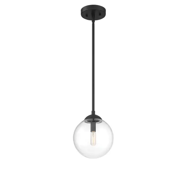 1-Light Mini Pendant in Matte Black - Image 2