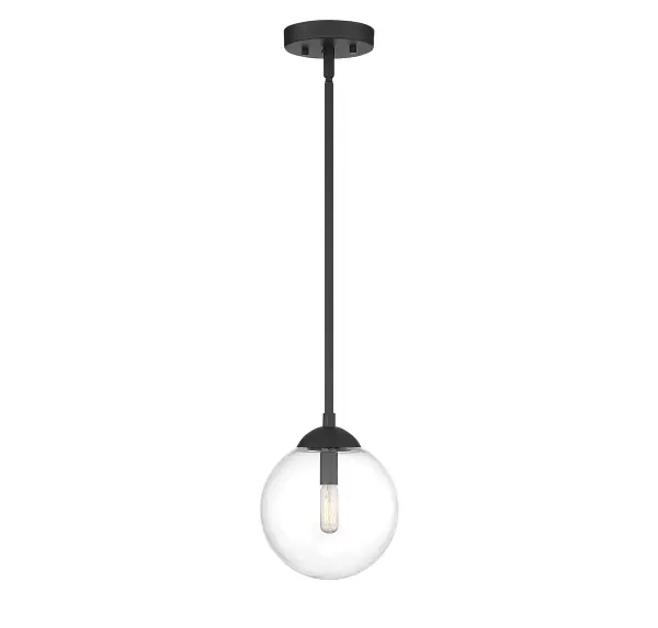 1-Light Mini Pendant in Matte Black - Image 4