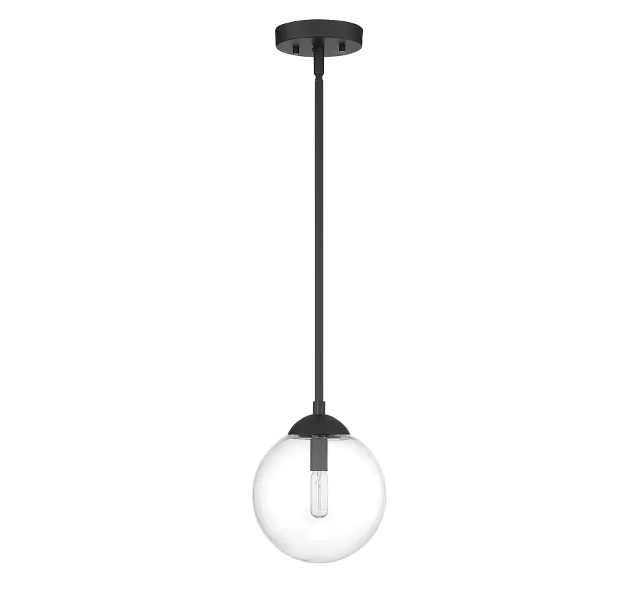 1-Light Mini Pendant in Matte Black - Image 5