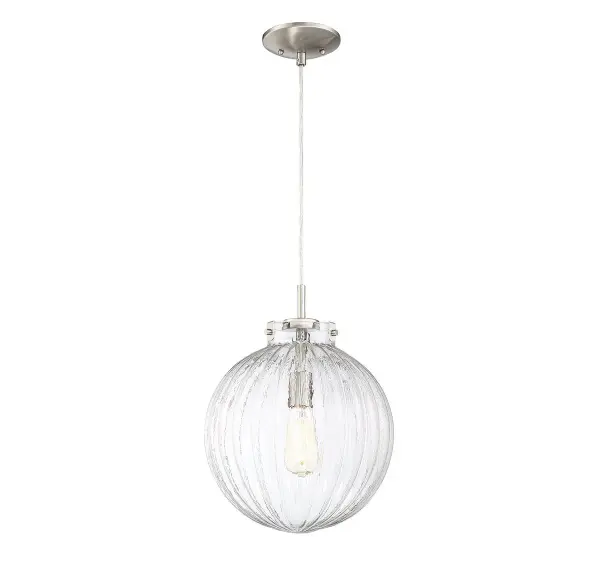 1-Light Mini Pendant in Brushed Nickel - Image 2