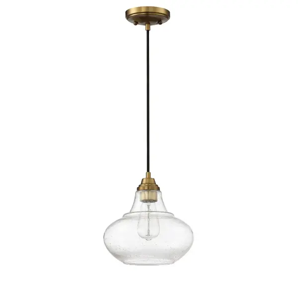 1-Light Mini Pendant in Natural Brass - Image 3