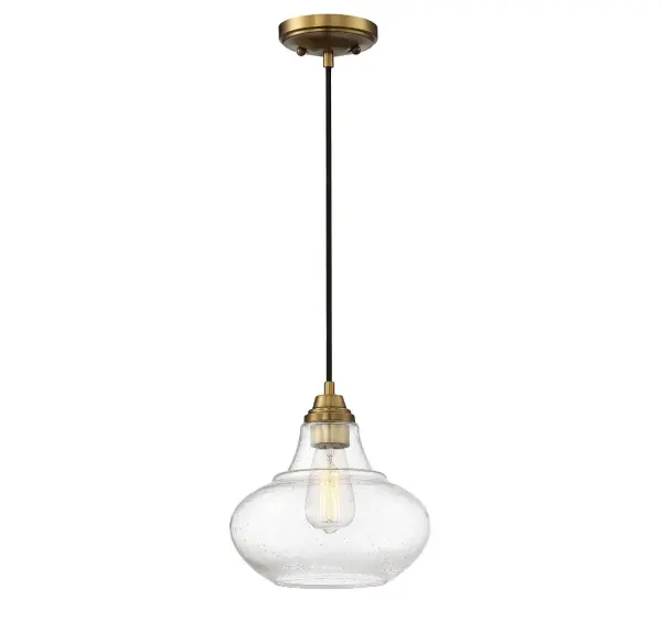 1-Light Mini Pendant in Natural Brass - Image 5