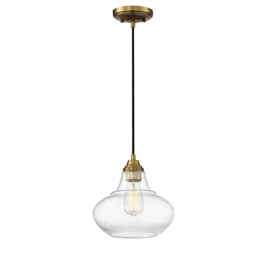 1-Light Mini Pendant in Natural Brass - Image 5