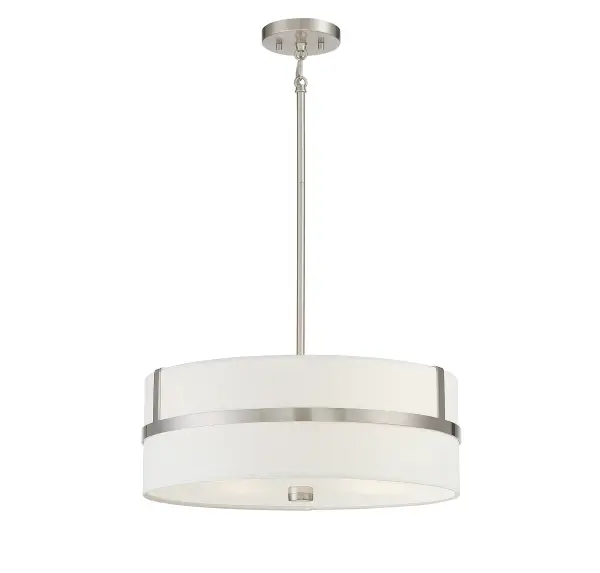 4-Light Pendant in Brushed Nickel - Image 3
