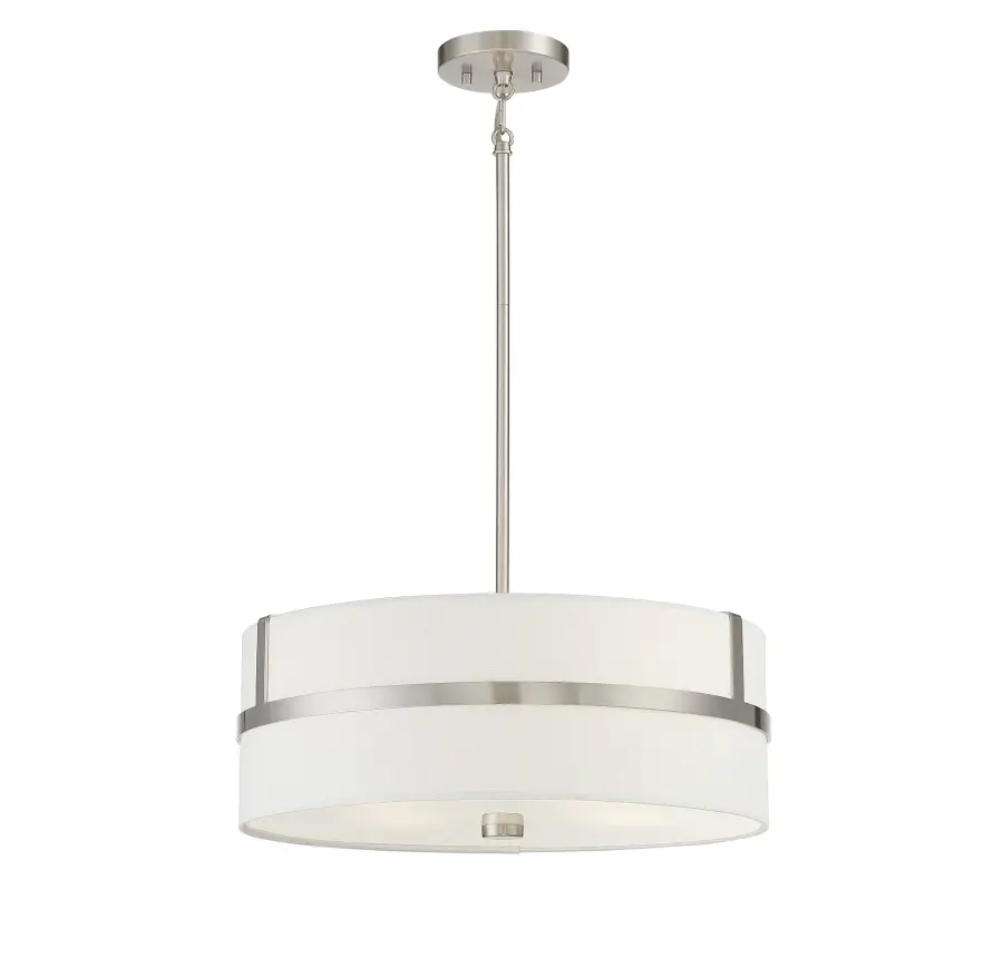 4-Light Pendant in Brushed Nickel - Image 3
