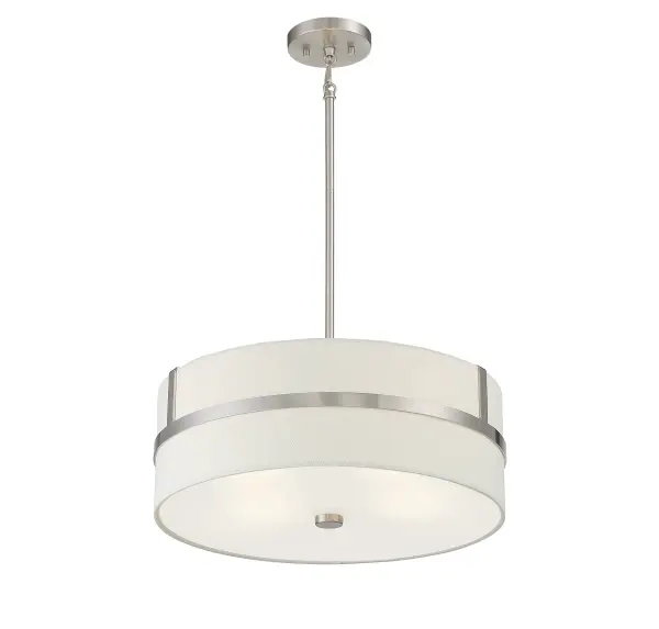 4-Light Pendant in Brushed Nickel - Image 4